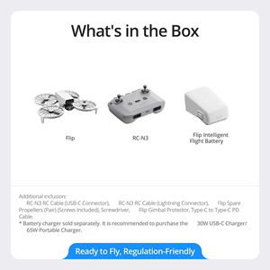 Original D JI Outdoor Filming Flip RC-N3 Foldable <b>Drone</b> with 48MP CMOS Camera <b>4K</b> HDR Video and Propeller Guard Kit - Product Image 6