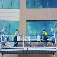 Plateforme suspendue en aluminium Zlp630 Zlp800, nacelle murale, élévateur de chantier, plateforme de suspension