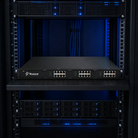 Yeastar S300 VoIP PBX : 300 utilisateurs, 60 appels, 24 ports FXO, 3 E1, 10K minutes de messagerie vocale, système Softphone mobile/PC pour grandes entreprises