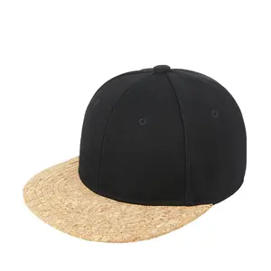 工厂价格定制新趋势男女通用街装臀部流行说唱软木塞毛毡运动帽casquette个人标志平比尔帽