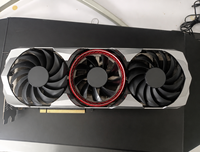 Carte graphique discrète RTX 3090 avec trois ventilateurs de refroidissement pour PC de bureau, jeux et postes de travail créatifs