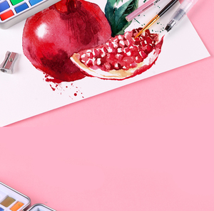 Ensemble de peinture <span class=keywords><strong>aquarelle</strong></span> métallisée scintillante Giorgione pour débutants, boîte en métal avec pinceau en nylon pour peinture sur papier - Product Image 4