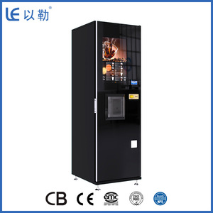 Máquina Expendedora <span class=keywords><strong>de</strong></span> Café LE-VENDING <span class=keywords><strong>de</strong></span> Sobremesa, con Certificación CE y CB, Modelo LE308E, Operada con Tarjeta Bancaria, IC y Efectivo, Pantalla LCD <span class=keywords><strong>de</strong></span> 22 Pulgadas, Frío y Caliente - Product Image 2