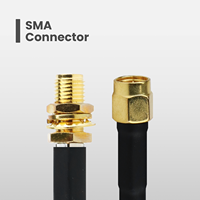 Câble coaxial SMA 50 ohms LMR300 à faible perte, rallonge d'antenne coaxiale pour modems/routeurs 4G LTE 5G, câble en cuivre pur