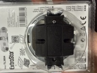 Interruptor de Pared Moderno de Doble Montaje EXTRASTAR CJ120 en Cromo Brillante con Fácil Instalación Modelo 6TL3604