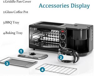 Home Multifunction Automatic Cooking 3 in 1 Breakfast Makers Electric 3 in 1 Breakfast Machine - Product Image 2