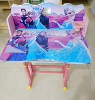 Table d'étude à motif simple pour bureau à domicile, école et appartement, idéale pour chambre familiale, salon et bureau d'enfant