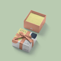 Boîte cadeau de luxe écologique et recyclable sur mesure, design couvercle et plateau, emballage haut de gamme pour cosmétiques et bijoux, boîte rigide en papier offset