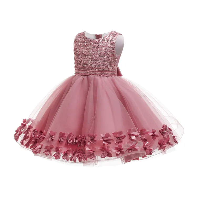 Vestidos infantis elegantes, vestidos elegantes para meninas de 4-14 anos de idade, vestidos de princesa