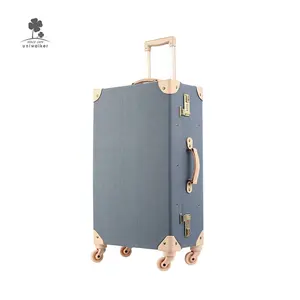 New Fashion Fancy Design Durable Al Frame Airport Anti Theft Hard Case Travel Trolley Luggage Suitcase