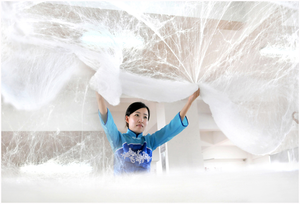 6A Lớp Làm Bằng Tay Hoặc Máy Làm Sang Trọng 100% Lụa Tơ Tằm Dài | Tơ Lụa | Hồ Sơ Lụa - Product Image 4