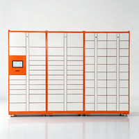 Casier de livraison de colis extérieur, casiers à colis pour la dernière mile, armoire de stockage en libre-service 24h/24 pour la livraison par coursier