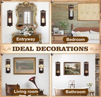 Support mural en bois écologique classique et tendance, 2 pièces, pour bougies, idéal chambre, salon, salle de bain, Noël – Vente directe usine