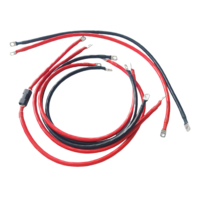 Câbles de batterie robustes à âme en cuivre, fils de charge avec fusible, isolation PVC, indice IP67, pour moto, JEEP, UTV, ATV, pick-up, camping-car, bateau