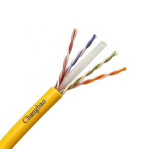 Cable de Red UTP CAT6A CHANGBAO CMP, 1000 Pies, 23AWG, Conductor Sólido BC, Aislamiento FEP, Cable para Interiores con PVC CMP - Product Image 3