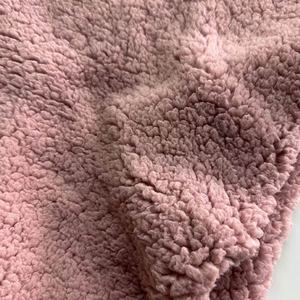 Vải Lông Cừu <span class=keywords><strong>Sherpa</strong></span> 100% Sợi Nhân Tạo Vải Lót Mùa Đông - Product Image 4