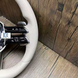 พวงมาลัยหนังเมอร์เซเดส <span class=keywords><strong>AMG</strong></span> พรีเมี่ยมสำหรับ <span class=keywords><strong>Mercedes</strong></span> <span class=keywords><strong>AMG</strong></span> GT CL CLS CLA E S <span class=keywords><strong>C36</strong></span> G63 C43มล. SL <span class=keywords><strong>W202</strong></span> W203 W204 W205 W211 W213 - Product Image 4