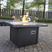Meuble d'extérieur, décoration pour foyer à gaz, table de foyer, meubles de jardin