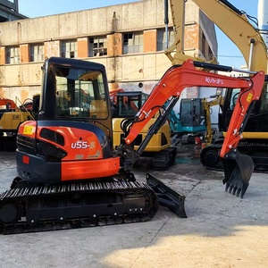 Điều Kiện Tuyệt Vời Sử Dụng Mini Máy Xúc Kubota U55-5 5ton Nhật Bản Ban Đầu Secondhand 5.5 Tấn Nhỏ <span class=keywords><strong>Digger</strong></span> U55 Không Đuôi Bagger - Product Image 3