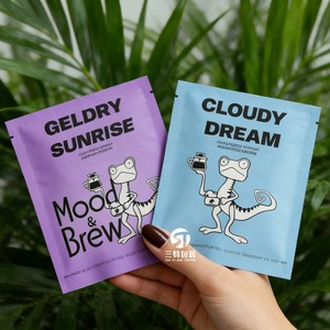 ถุงบรรจุภัณฑ์กาแฟแบบพิมพ์กราเวียร์สั่งทำพิเศษ ปิดผนึกสามด้าน คุณภาพสูง สำหรับอาหารกระป๋องและกาแฟดริป เกรดอาหาร - Product Image 2