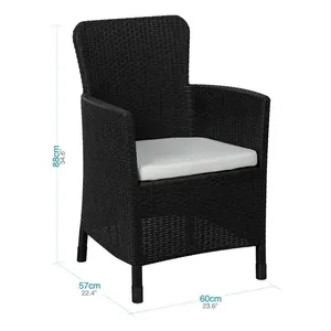 Esterno Sala Para Jardin Tipo Rattan 3 Piezas + Cojines Mq - Product Image 6
