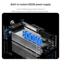 محطة إرساء وحدة معالجة الرسومات الخارجية AG03 متوافقة مع USB4 / Thunderbolt 5 بسرعة 80 جيجابت في الثانية وقوة 800 واط مع وحدة إمداد طاقة مدمجة لمعظم وحدات معالجة الرسومات بقدرة 140 واط PD