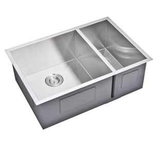 Kích thước hiện đại undermount sâu đôi bát Bồn Rửa Nhà Bếp Vàng colour Nano handmade thép không gỉ bếp bảng với bồn rửa - Product Image 2