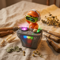 Jouet de cochon DJ électrique, robot musical dansant avec lumières, ensemble de jeu éducatif interactif en plastique pour enfants, jouet de cochon DJ électrique musical