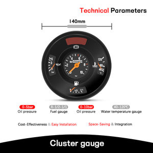 Wenle 140MM 0035406047 A0035406047 003.540.96.47 MercedesBenz için yağ basıncı su sıcaklığı Gaug kombinasyon göstergesi - Product Image 3