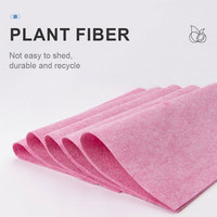Rouleau de chiffons de nettoyage jetables pour cuisine 25*25cm/20 pièces, en non-tissé détachable, en rouleaux, en fibres de coco, pour récurer
