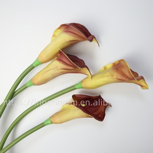 <span class=keywords><strong>Flores</strong></span> <span class=keywords><strong>Artificiales</strong></span> de Calas Grandes de PU de <span class=keywords><strong>Alta</strong></span> <span class=keywords><strong>Calidad</strong></span> con Tacto Real, Blancas para Decoración del Hogar, Fiesta de Boda o Centro de Mesa - Product Image 6