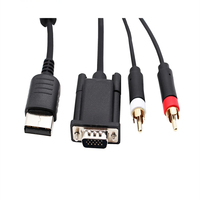 Câble VGA pour SE-GA Dreamcast Haute Définition + Adaptateur RCA 3,5 mm vers 2 RCA mâles