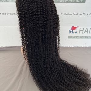 Perruque frontale bouclée HD en dentelle, densité 180%, 40 pouces, cheveux humains, dentelle frontale, cheveux brésiliens alignés sur les cuticules - Product Image 5