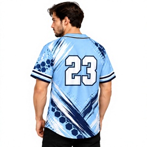 Camiseta de Béisbol Bordada Personalizada al por Mayor, Impresión de Logotipo Personalizado, Uniforme Deportivo para Hombres, Mujeres y Jóvenes - Product Image 5