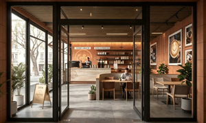 Design d'intérieur moderne pour petite boulangerie et salon de thé à bulles |   Solution de pose et de construction clé en main pour les points de vente compacts personnalisés - Product Image 2