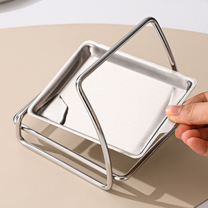 304 Stainless Steel Multifunctional Floor Pot Lid <b>Rack</b> 316L Anti-slip Draining Pot Lid & Cutting Board <b>Rack</b> for <b>Kitchen</b> - Product Image 5