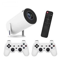 Vente chaude HY300 jeu Combo projecteur maison console de jeu intelligente projecteurs avec double Game Pad hôte WIFI projecteur M300 max