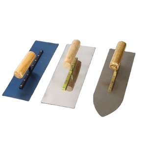 Truelle de maçon, spatule à plâtre, couteau à lisser, <span class=keywords><strong>brosse</strong></span> murale, manche en bois, épaissie, durable, grattoir de maçon - Product Image 1