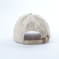 Kustom 6 Panel topi ayah dengan logo bordir, 100% katun topi tidak terstruktur profil rendah