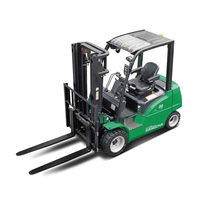 Montacargas Eléctricos Inteligentes de Litio Hangcha de 1500 kg, 2-3 Toneladas, Certificación CE, 4WD, Desplazador Lateral Hidráulico, para Almacén