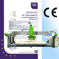 Machine de découpe CNC pour granit Hualong Machinery 2025, multifonctionnelle, 5 + 1 axes, pour comptoir en marbre, évier, découpe