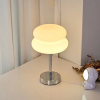 Lingmeng Bauhaus LED veilleuse lampe de bureau Style médiéval chambre Hambourg lampe de Table de chevet batterie puissance atmosphère décorative