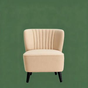 Sedia di accento di velluto bianco moderno <span class=keywords><strong>per</strong></span> l'home Office da pranzo ristorante soggiorno sale d'<span class=keywords><strong>attesa</strong></span> comoda poltrona <span class=keywords><strong>per</strong></span> il tempo libero - Product Image 1