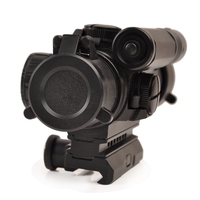 AIM-O AO3047 - Télescope tactique à grossissement 1x avec objectif de 32 mm, point rouge/vert et viseur laser, lunette en alliage d'aluminium