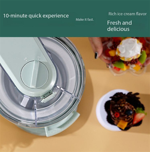 Machine à glace molle mini entièrement automatique, machine à glace électrique domestique pour cornets, machine à desserts pour la cuisine à domicile - Product Image 2