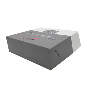 Square Aluminum Foil <strong>Cardboard</strong> Bento <strong>Lunch</strong> <strong>Box</strong> Glossy/Laminated Takeaway Food Container with Embossing and UV Coating - Product Image 4