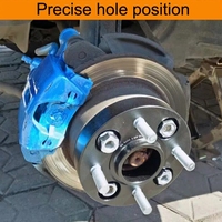 Entretoises de Roue Personnalisées pour Conversion, Kit d'Adaptateurs d'Élargisseurs en Aluminium 4x100 vers 4x114.3 4x98 4x108 4x130 4x110 Séparateurs