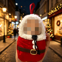 Vêtements mignons pour figurines d'action, sac de couchage pour poupée de Noël (uniquement en tissu)