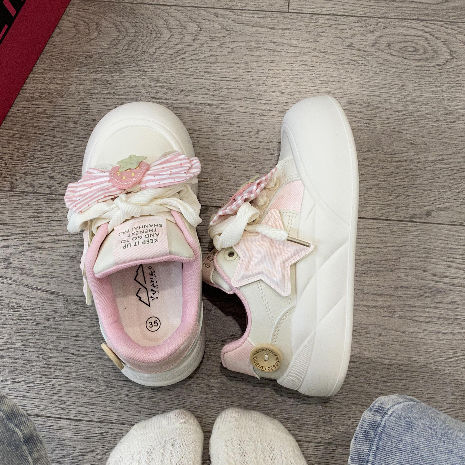 Pink(Strawberry Print)