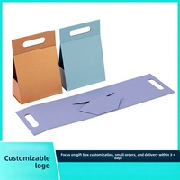 Boîte pliante personnalisable sur mesure, transfrontalière, à couvercle magnétique, design style livre, sac cadeau rigide en papier
